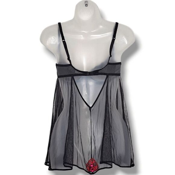 Victoria's Secret Y2K Beaded Chemise Bra size 36 C - Picture 4 of 11